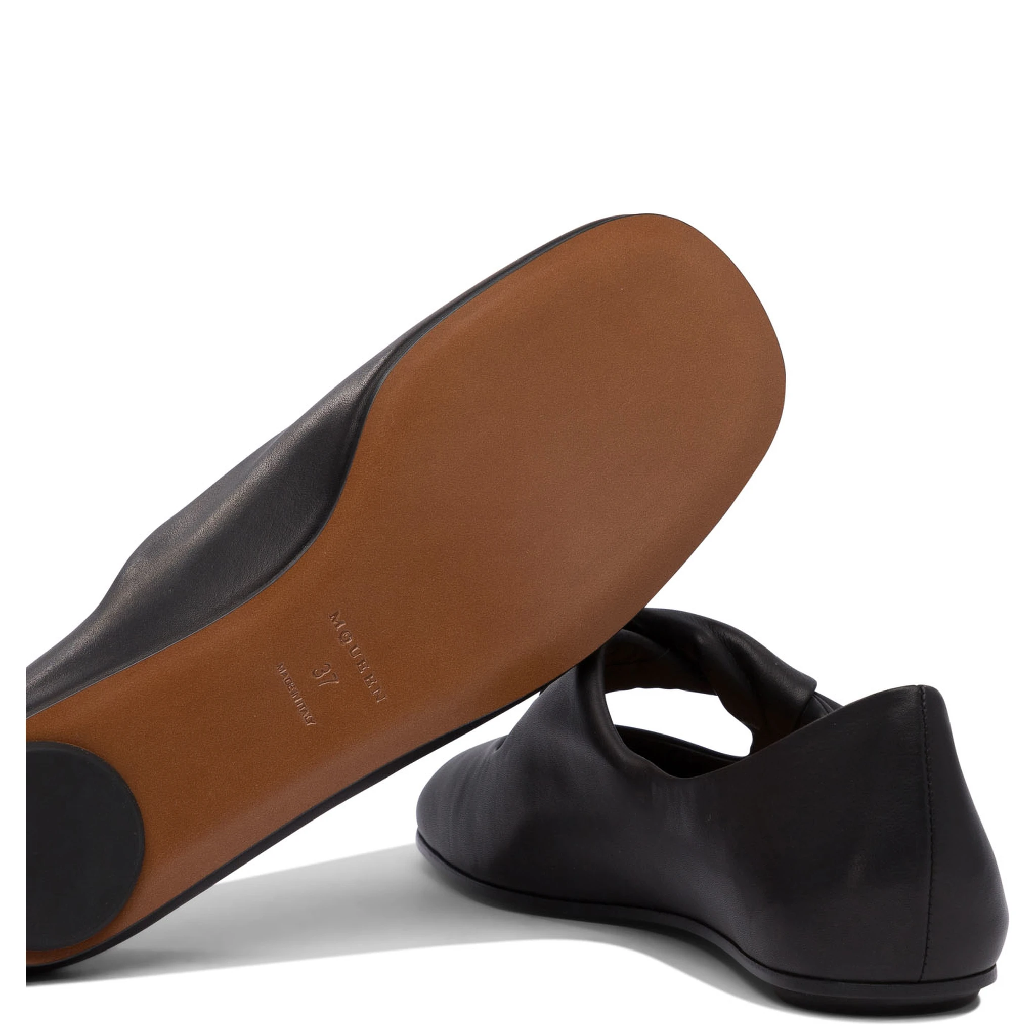 Twisted detail ballet flats