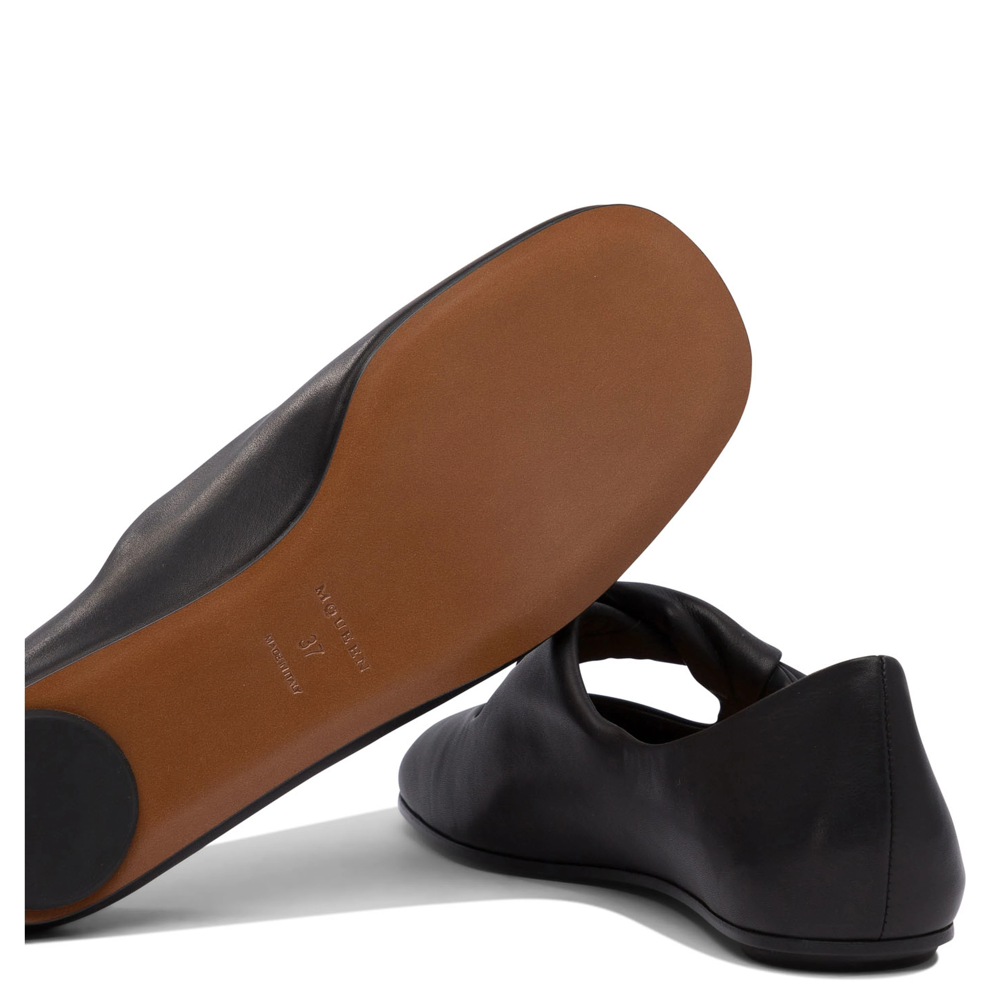 Twisted detail ballet flats