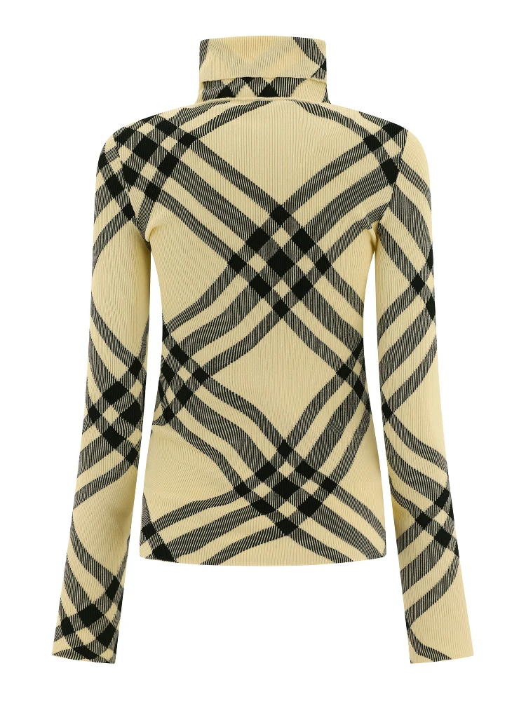 "Check" Turtleneck sweater alternative