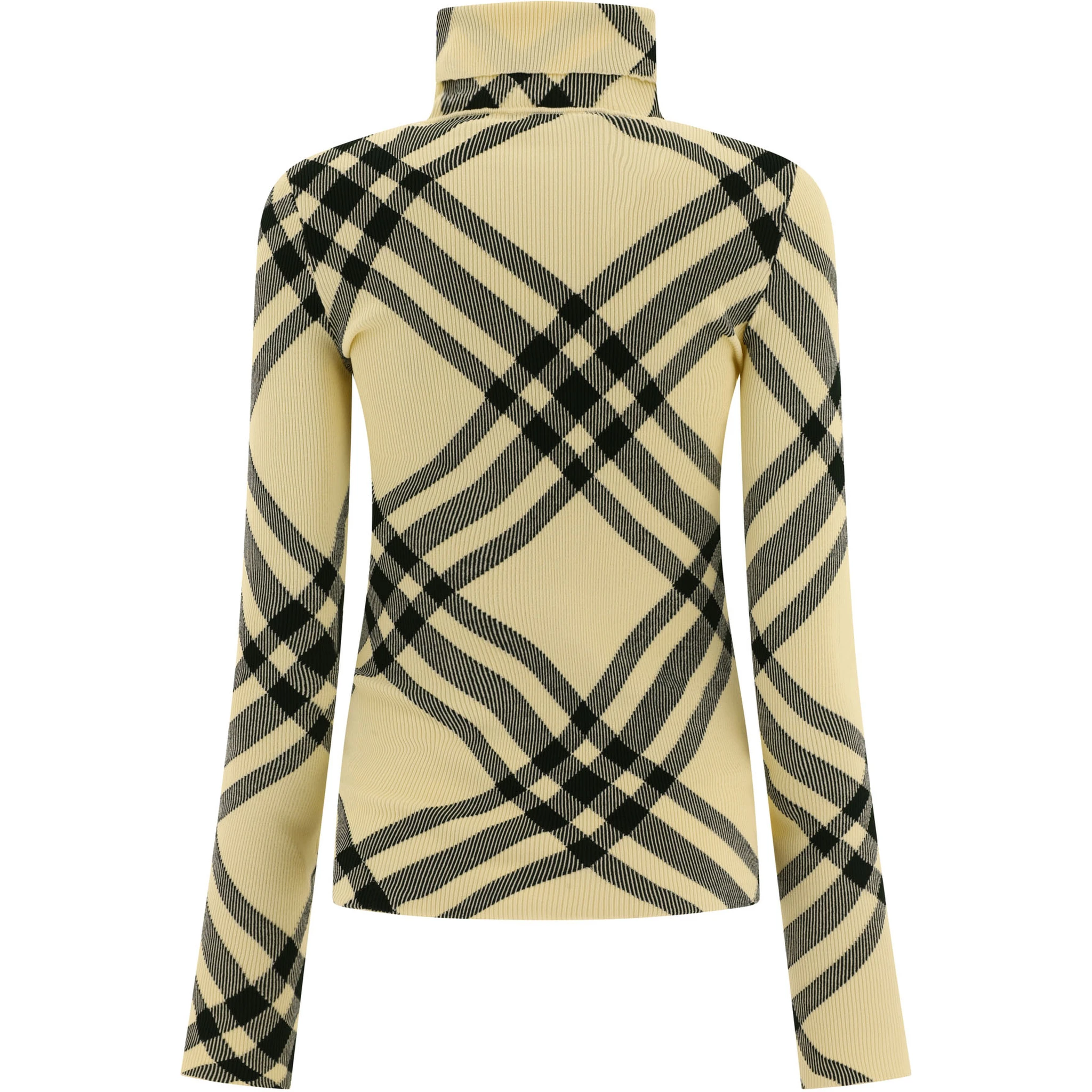 "Check" Turtleneck sweater