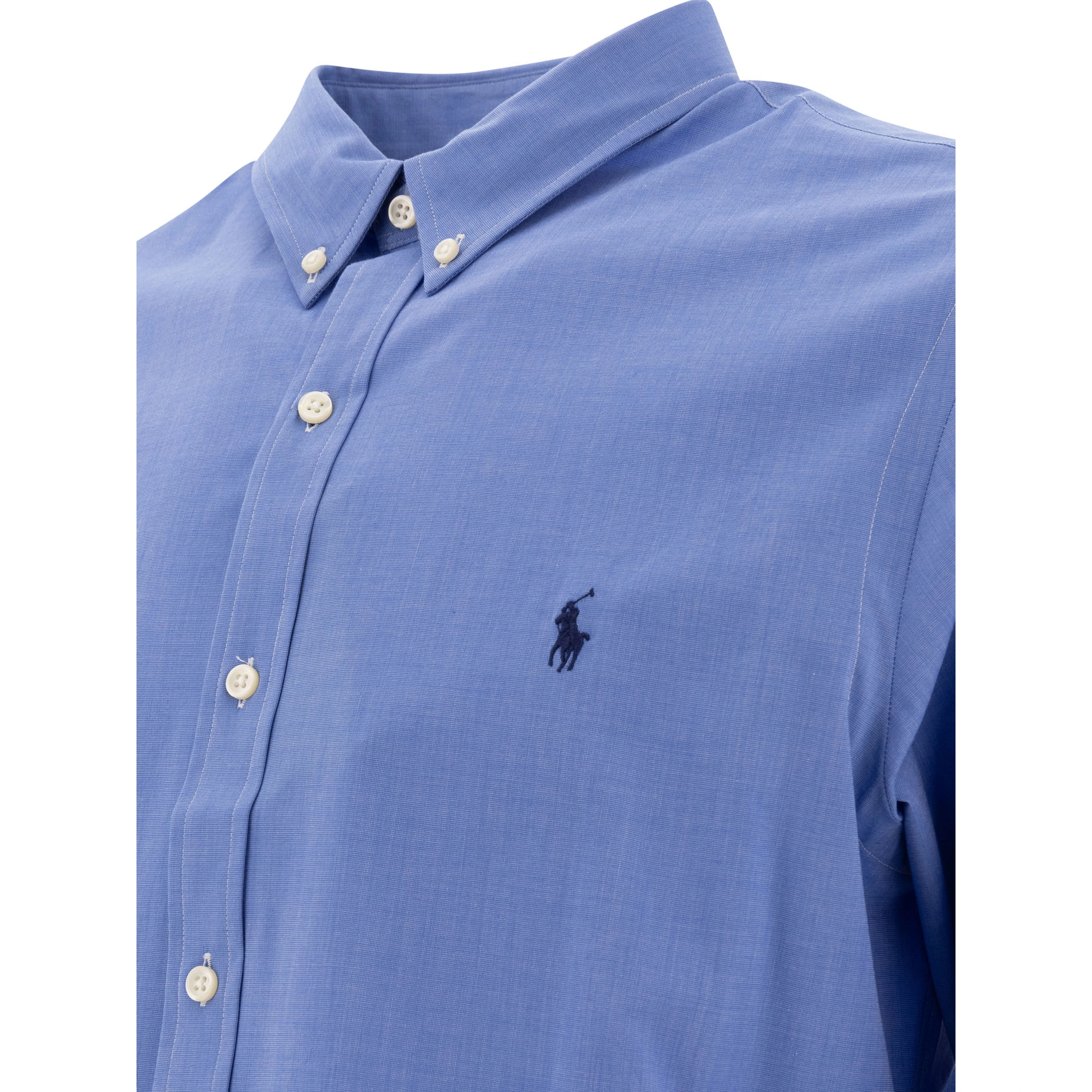 Slim-fit stretch fil-à-fil shirt