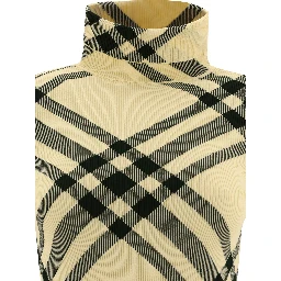 "Check" Turtleneck sweater