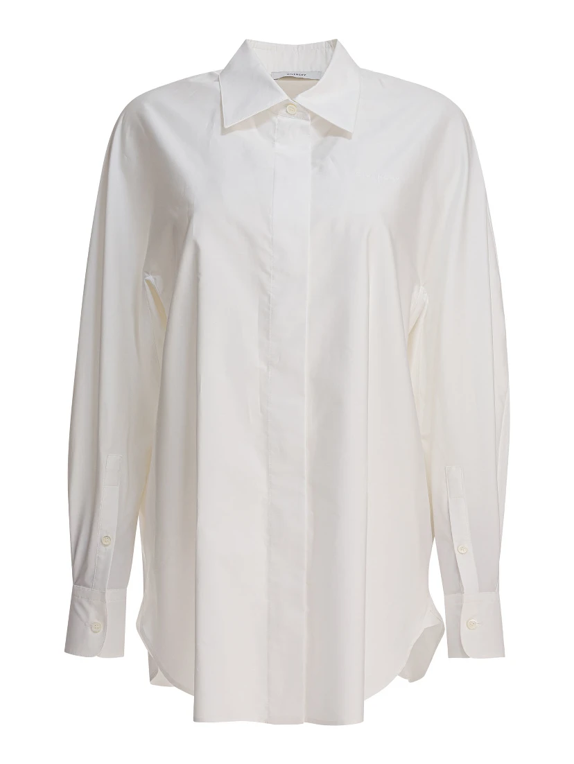 Poplin shirt with embroidery GIVENCHY