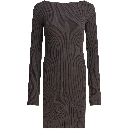 Sheath dress with long sleeves