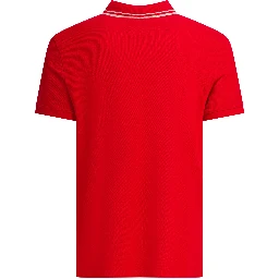 Cotton short-sleeved polo shirt