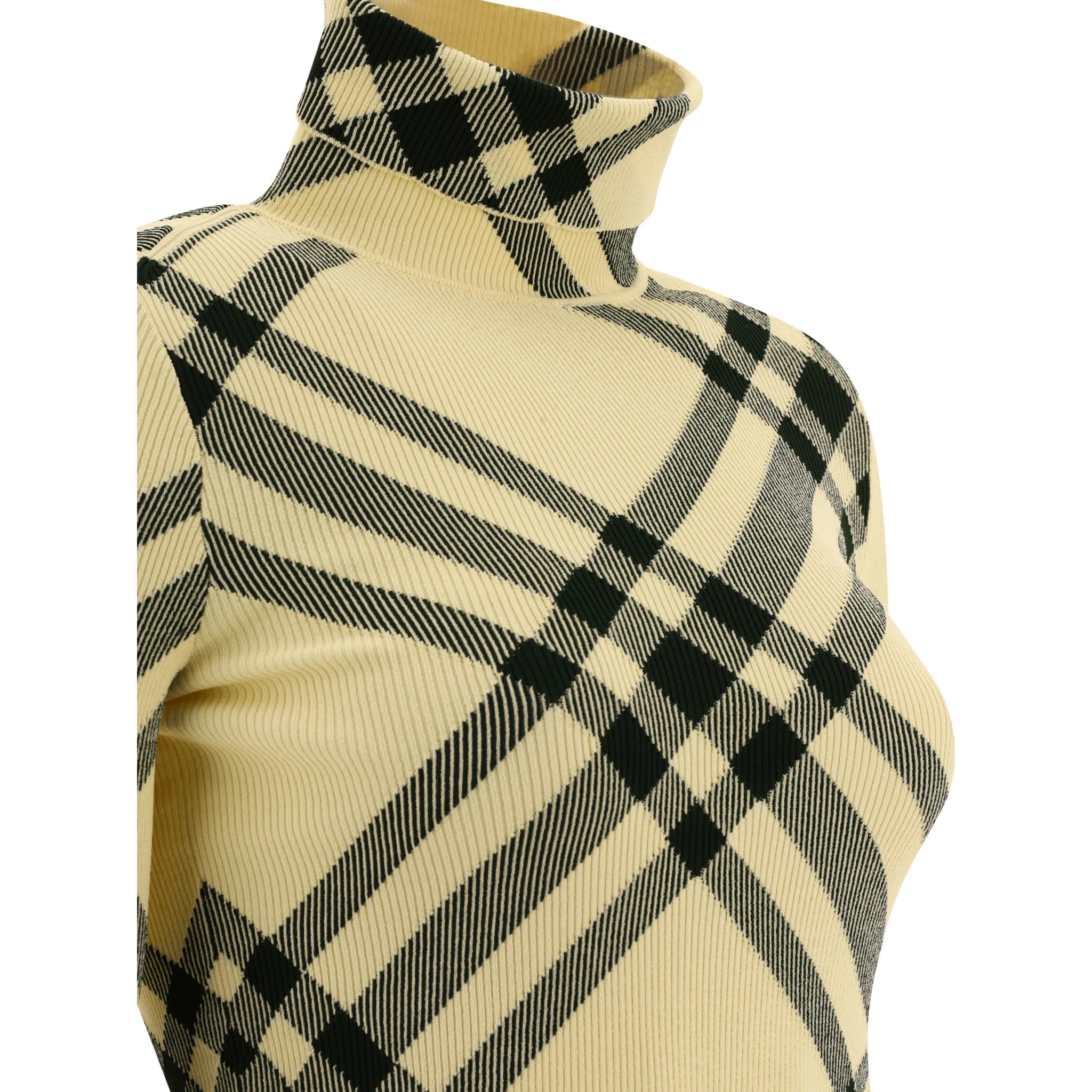 "Check" Turtleneck sweater