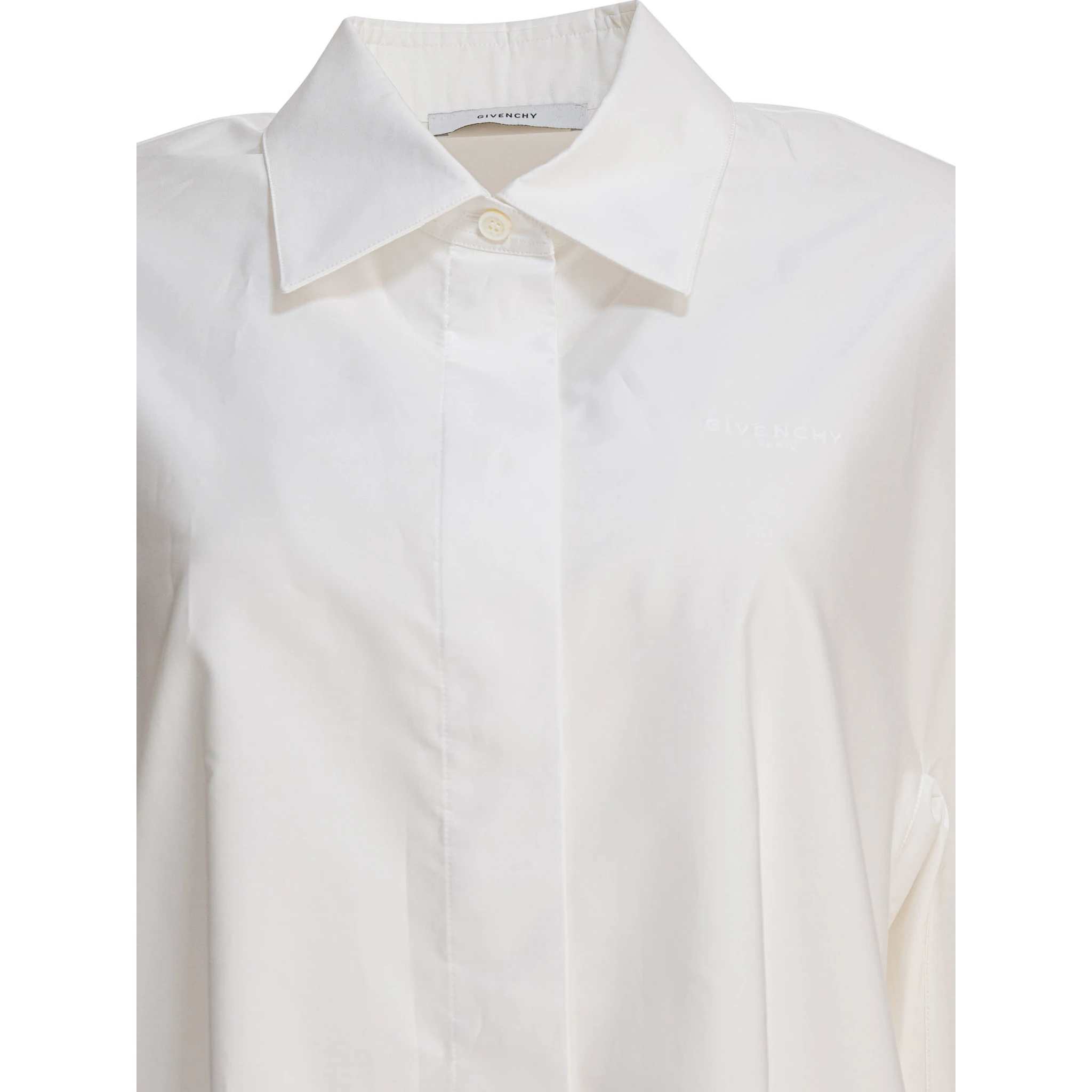Poplin shirt with embroidery GIVENCHY