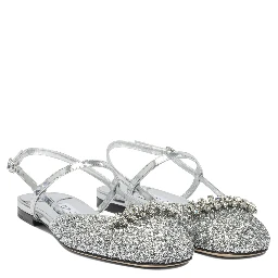"Belinda" slingback ballet flats