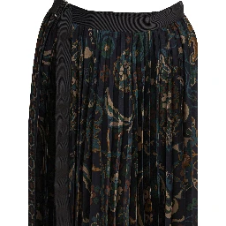 Floral print skirt