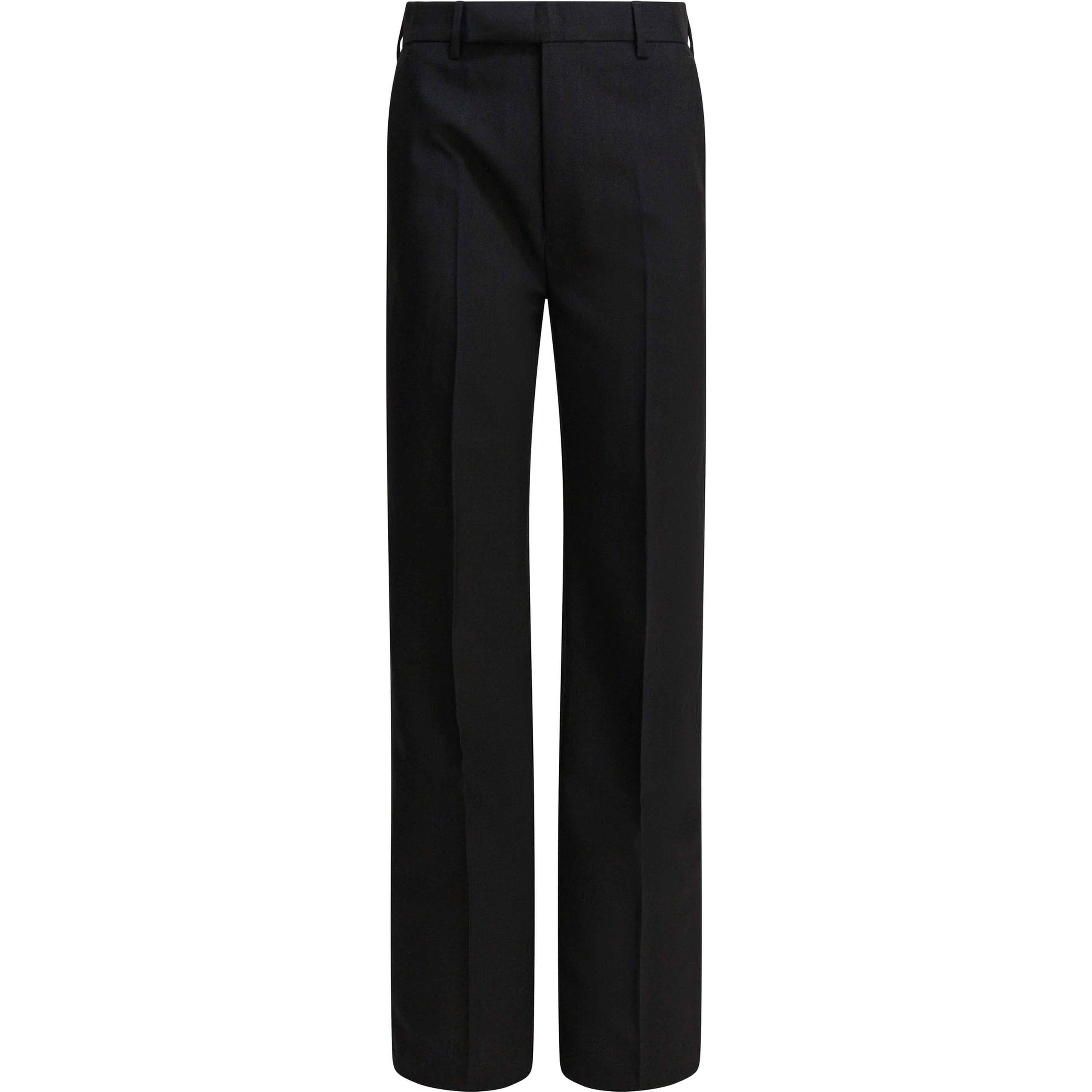 Wool pinstripe pants