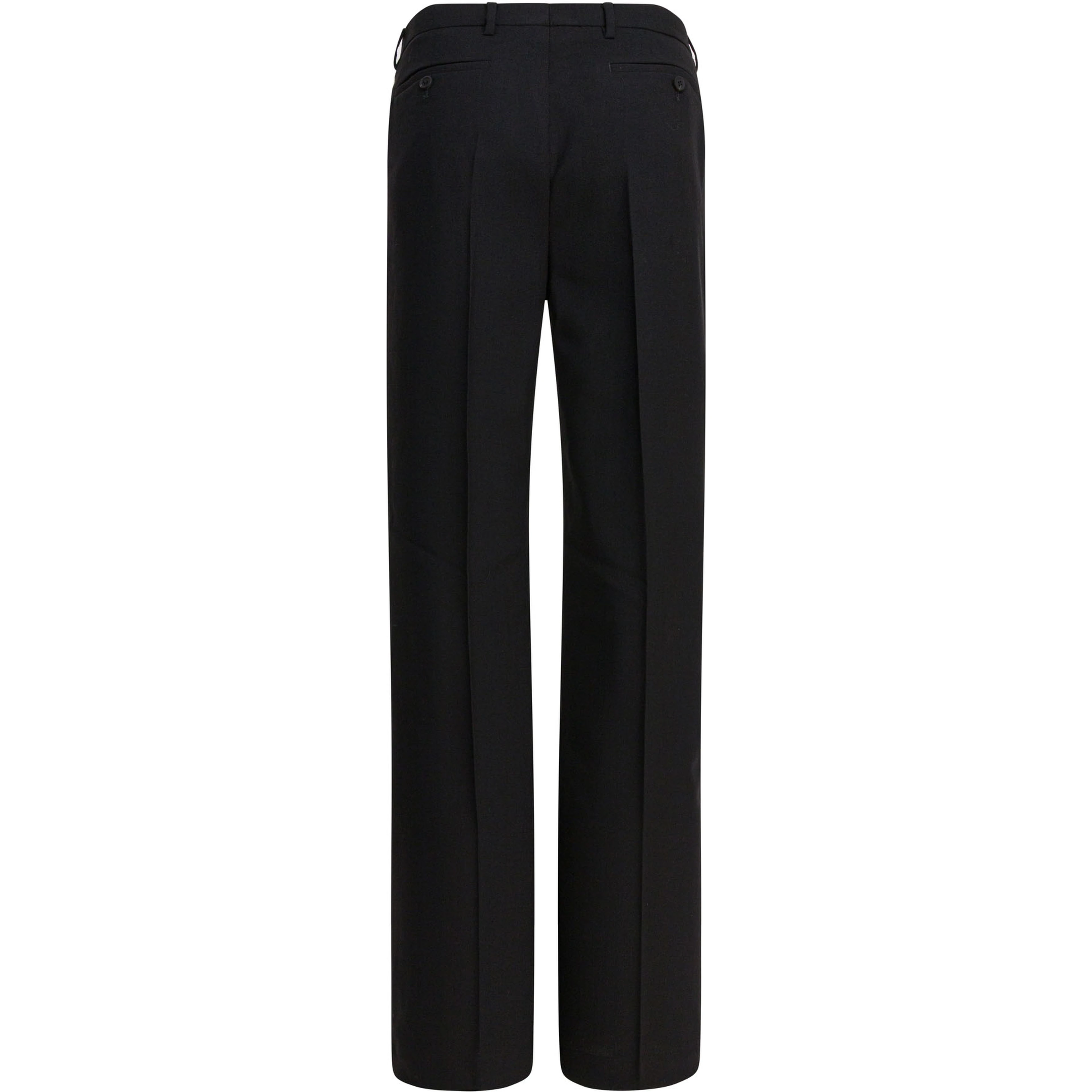 Wool pinstripe pants