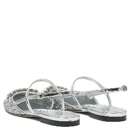 "Belinda" slingback ballet flats