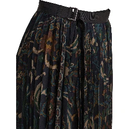 Floral print skirt