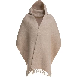 وشاح بغطاء رأس من الصوف والكشمير