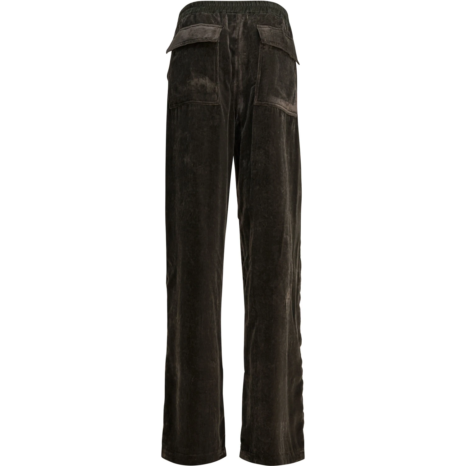 Velvet wide-leg pants