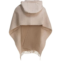 وشاح بغطاء رأس من الصوف والكشمير