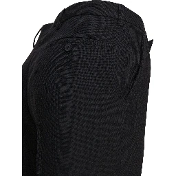 Wool pinstripe pants
