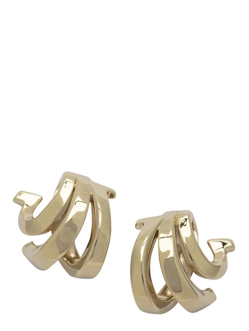 "Triplo Gancini" earrings