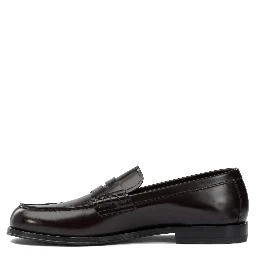 Glossy leather loafers