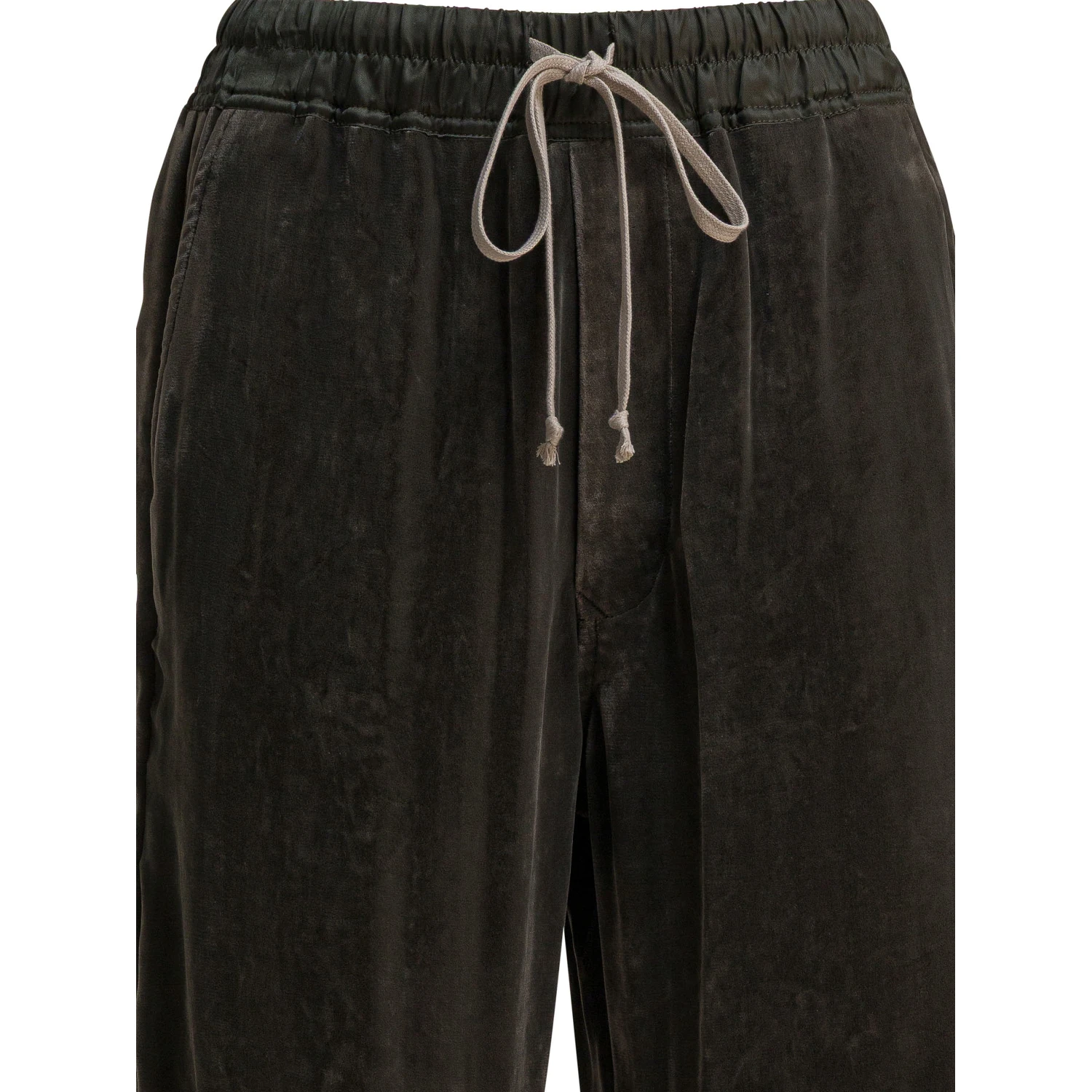 Velvet wide-leg pants