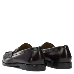 Glossy leather loafers