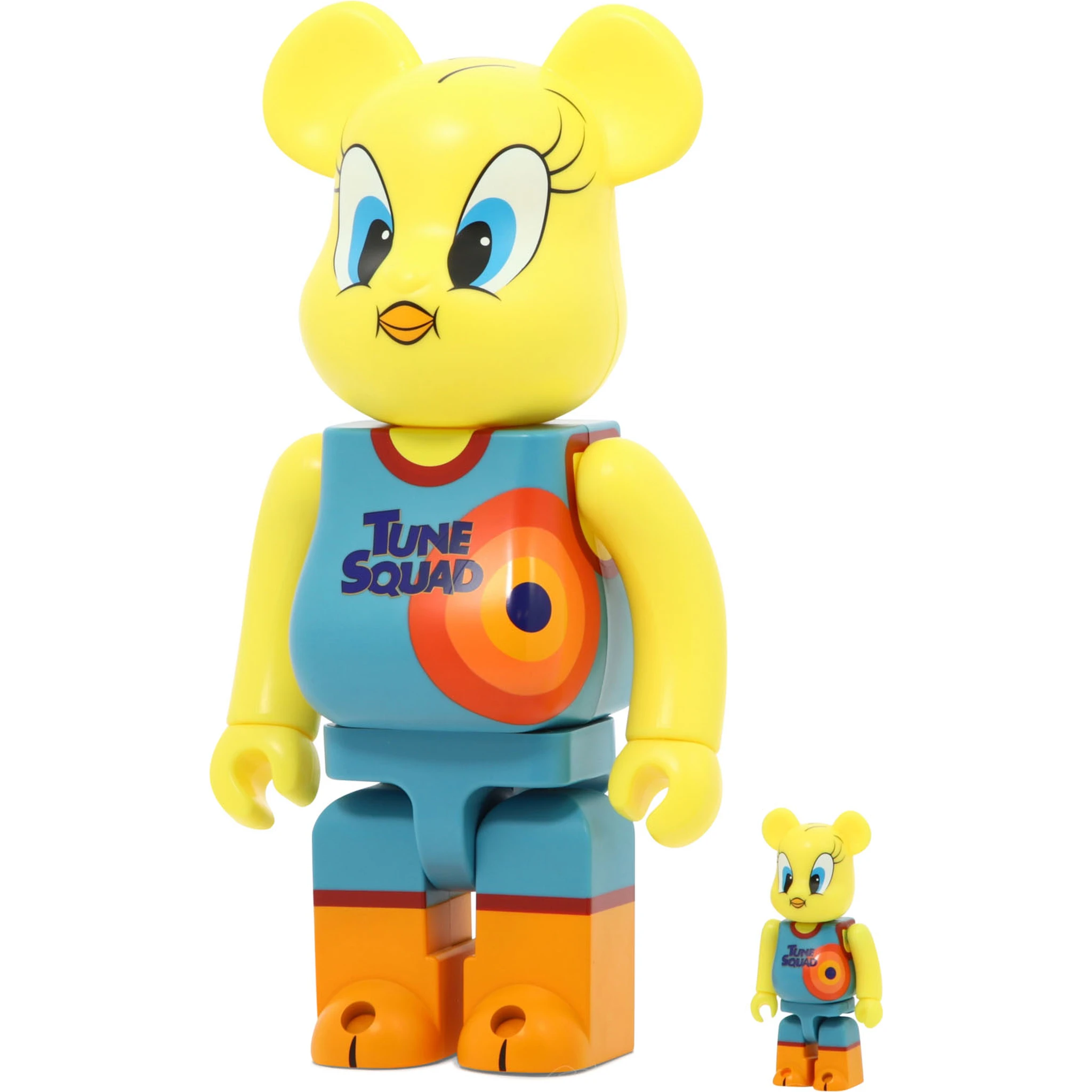 "Be@rbrick x Space Jam Tweety 100% + 400%" toy