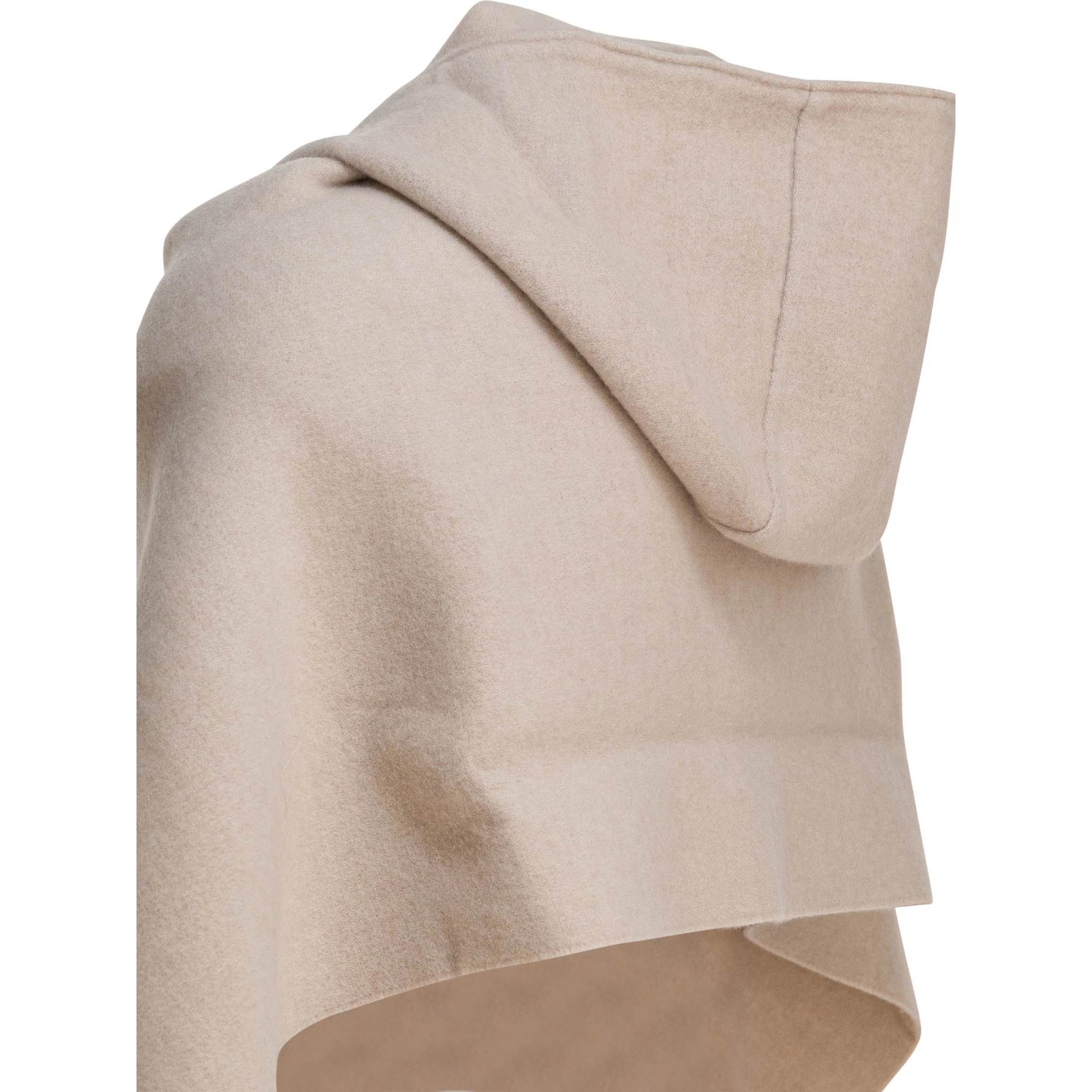 وشاح بغطاء رأس من الصوف والكشمير