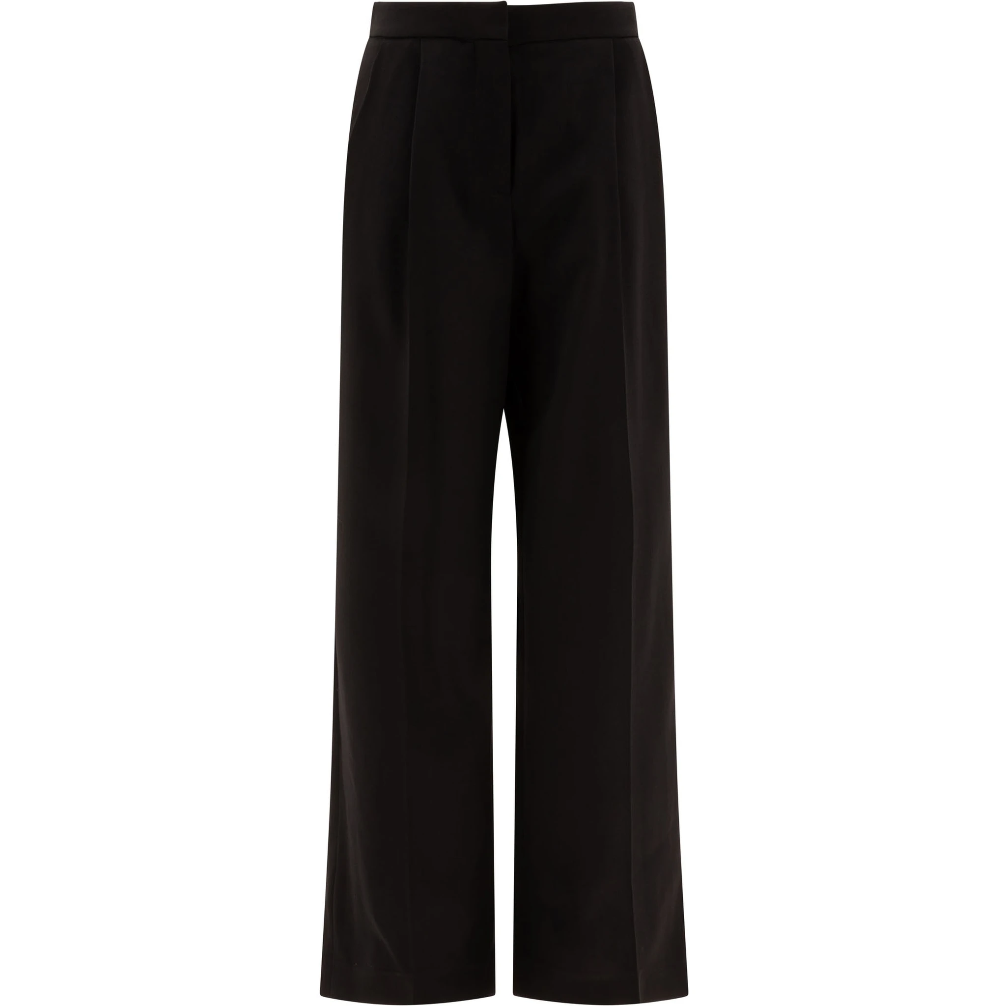 Wool pleated trouses