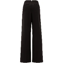 Wool pleated trouses