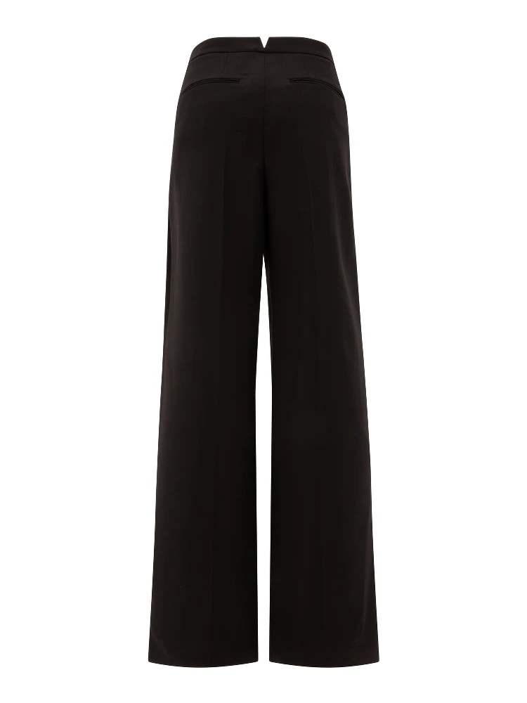 Wool pleated trouses alternative