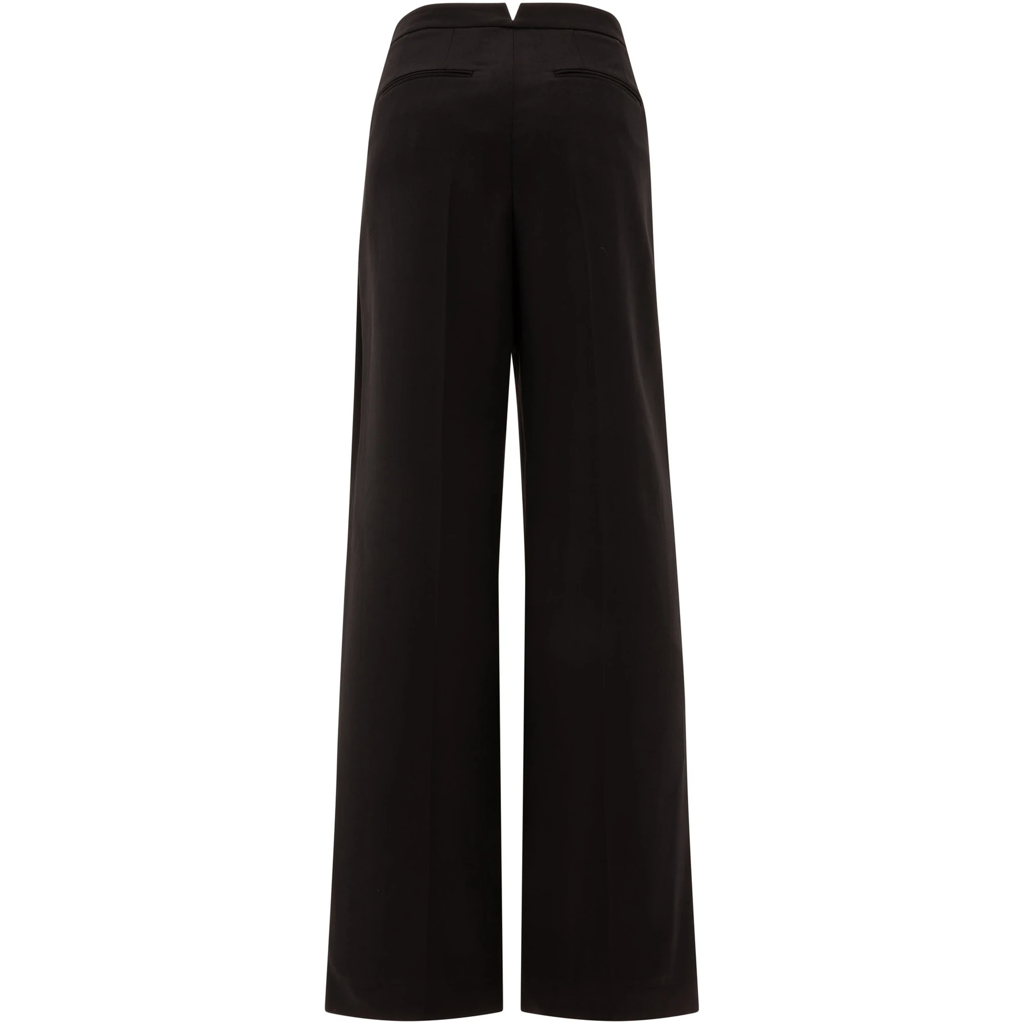 Wool pleated trouses