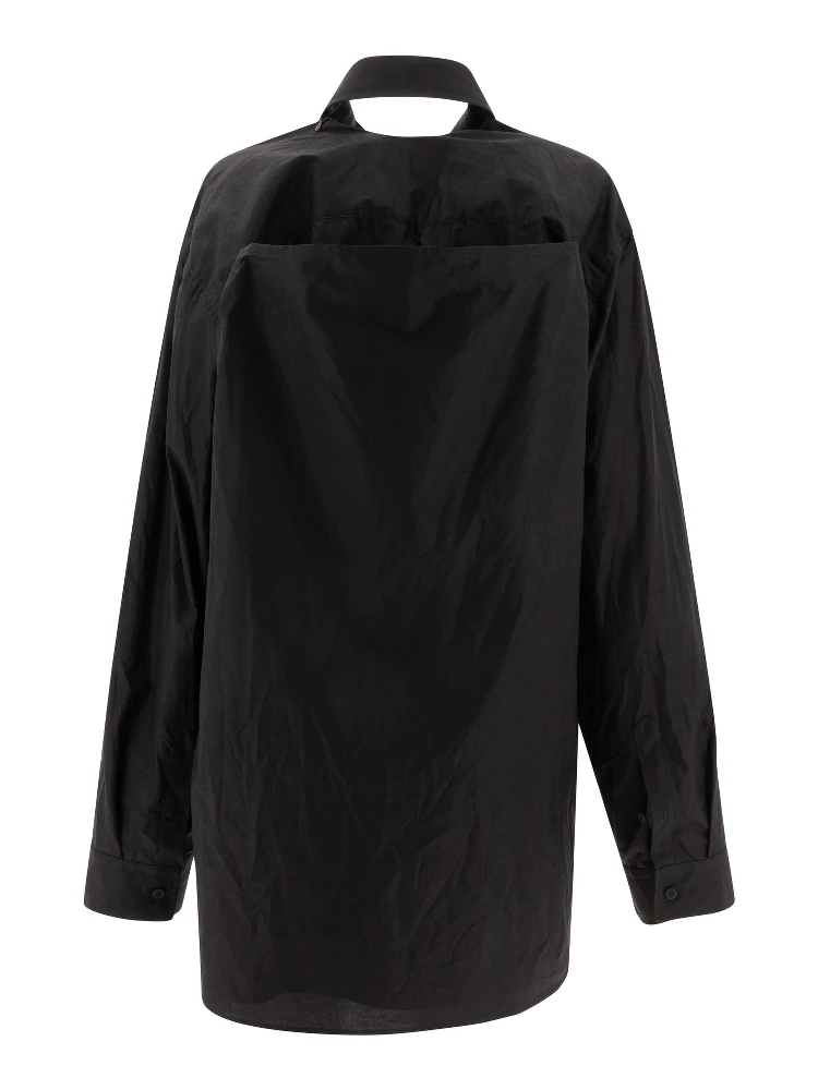 "Suspended" shirt-effect dress alternative