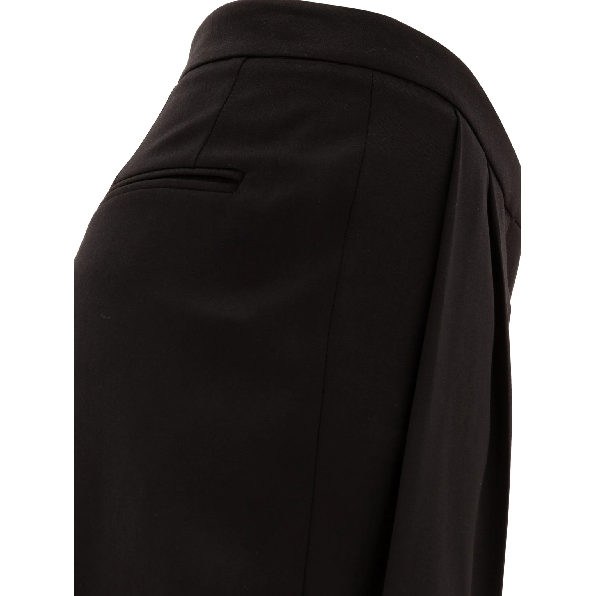 Wool pleated trouses