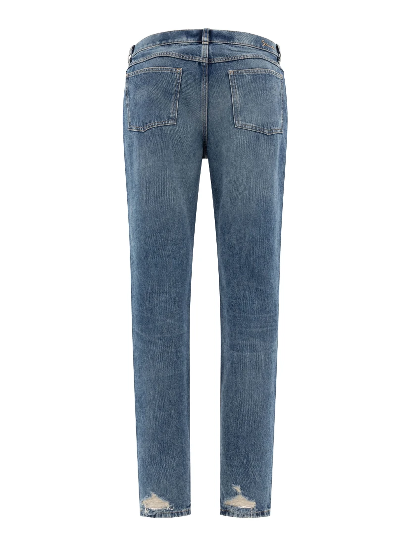 Straight-leg jeans