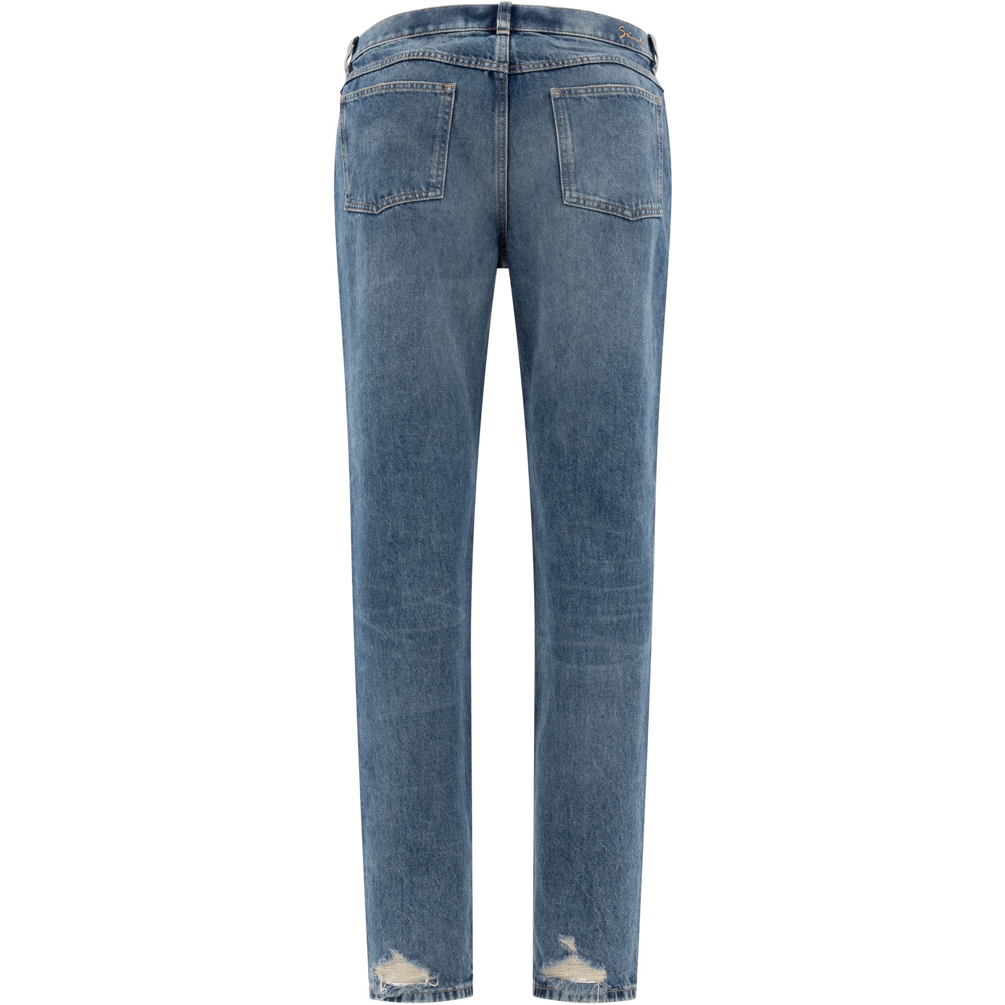 بنطلون جينز بقصة مستقيمة