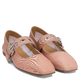 "Uma Eyelet" Mary jane ballets