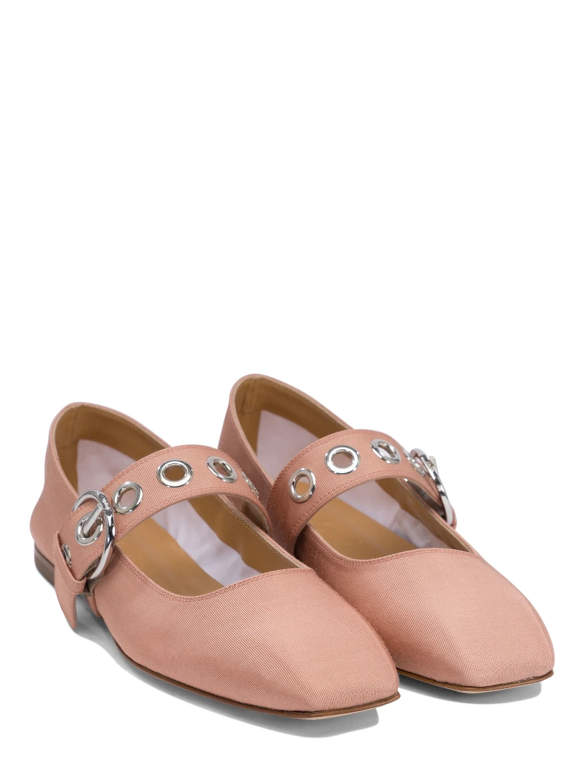 "Uma Eyelet" Mary jane ballets