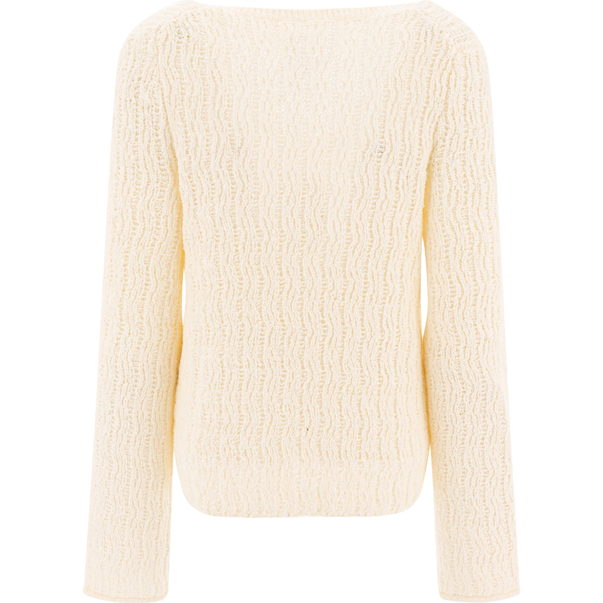 كنزة "كومو" بياقة على شكل حرف V