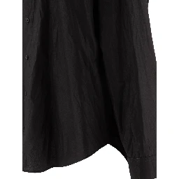 "Suspended" shirt-effect dress