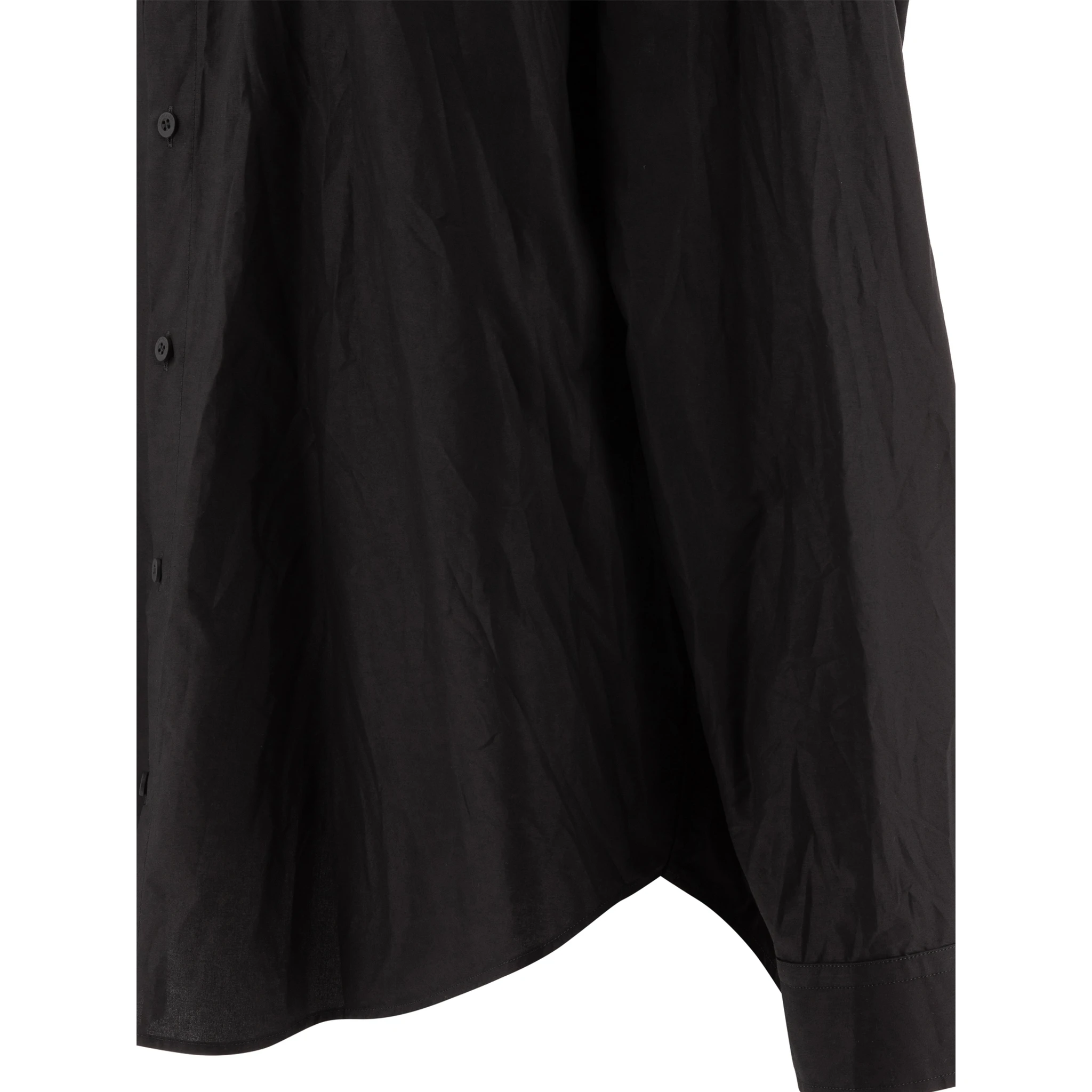 "Suspended" shirt-effect dress