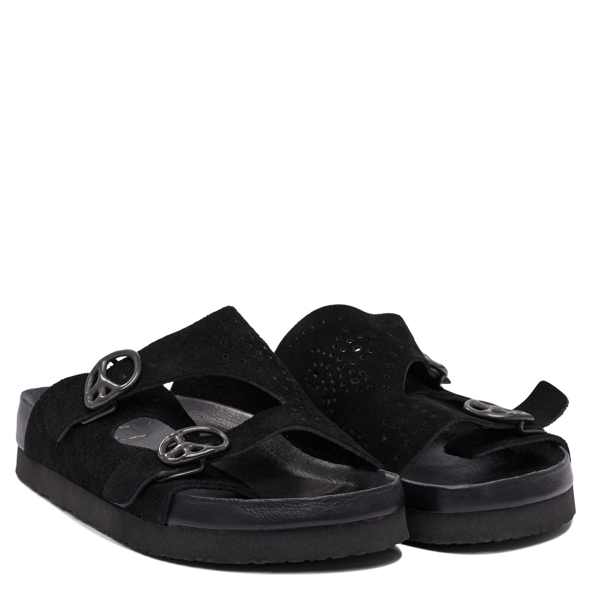 "Peace" sandals