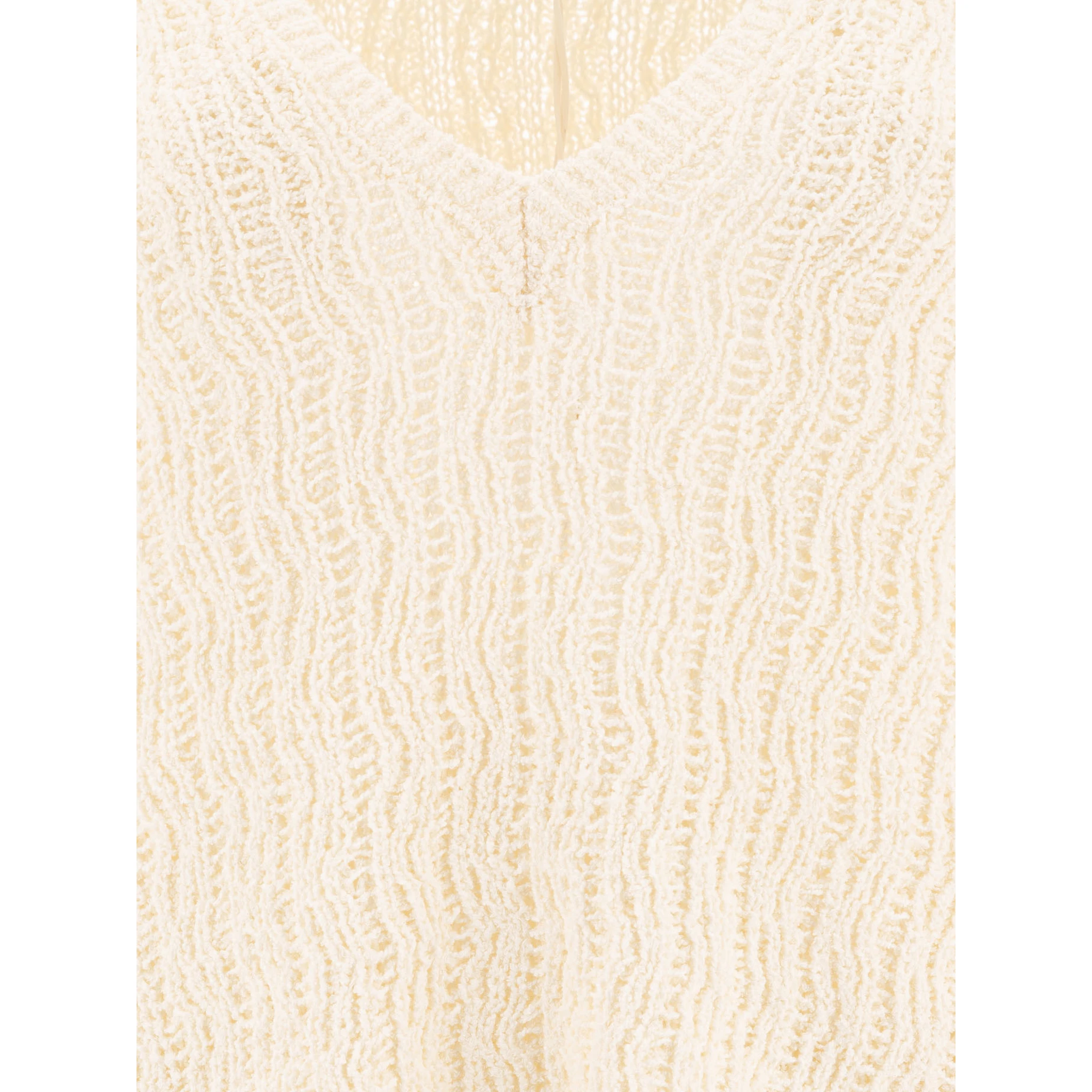 كنزة "كومو" بياقة على شكل حرف V