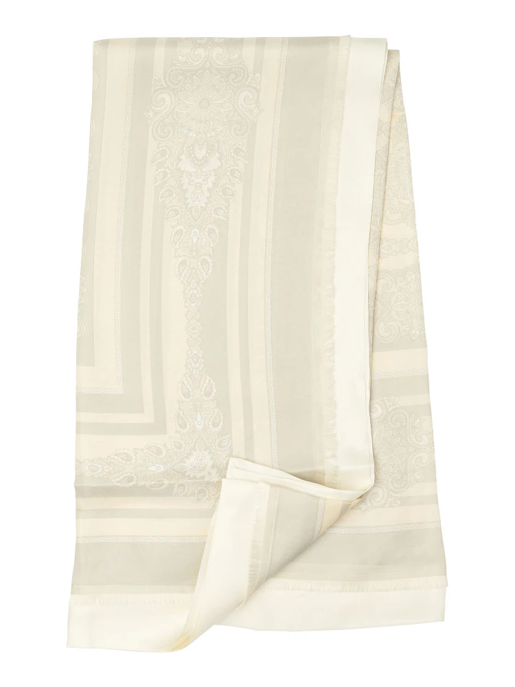 وشاح حريري مطبوع