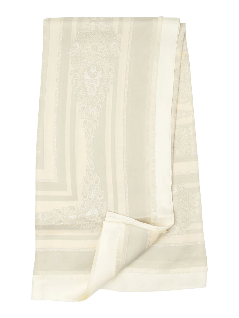 وشاح حريري مطبوع