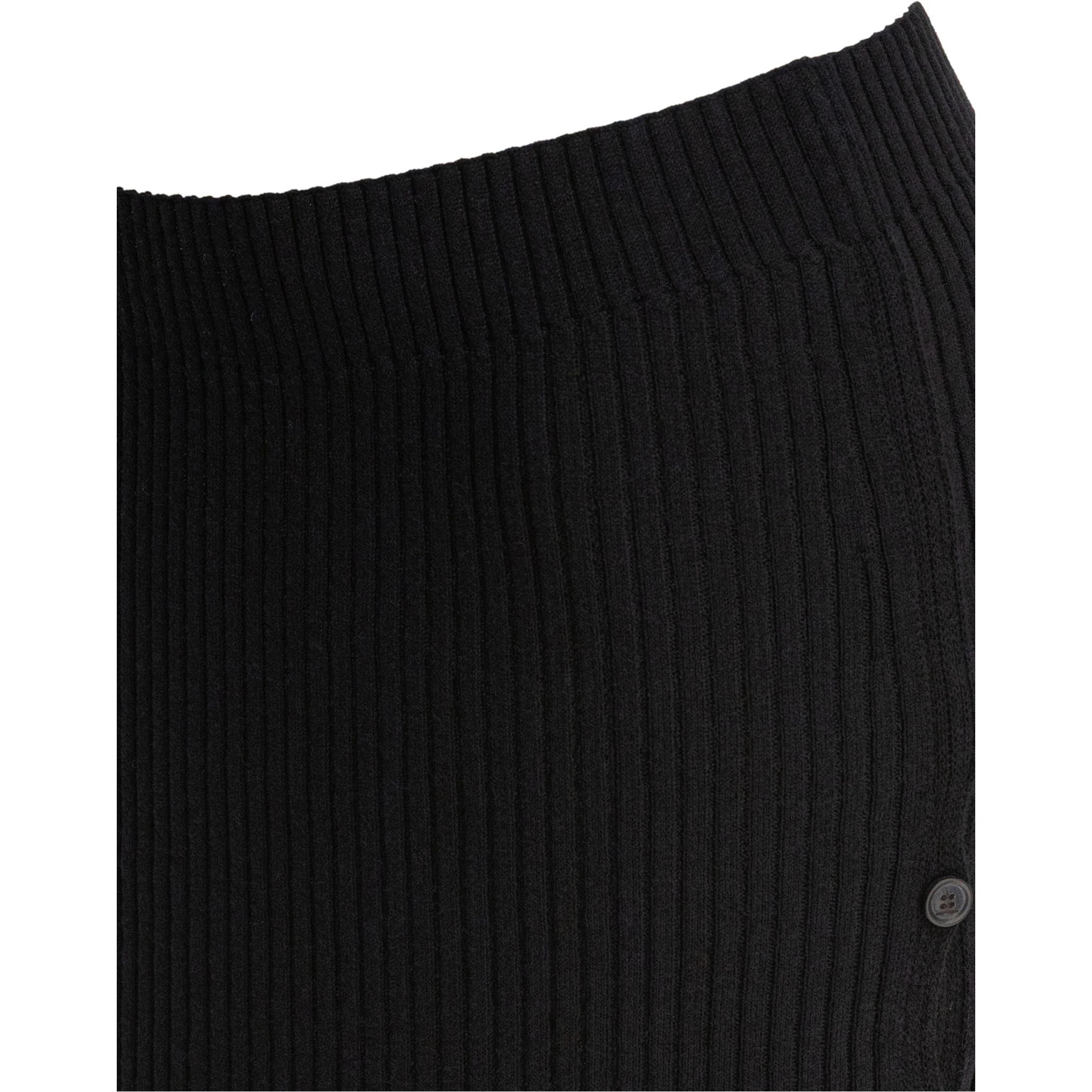 Cotton and merino wool miniskirt