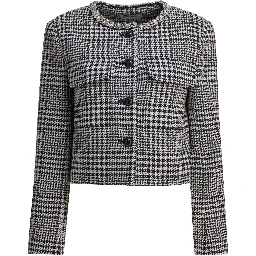 Houndstooth blazer