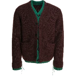 Wool blend cardigan