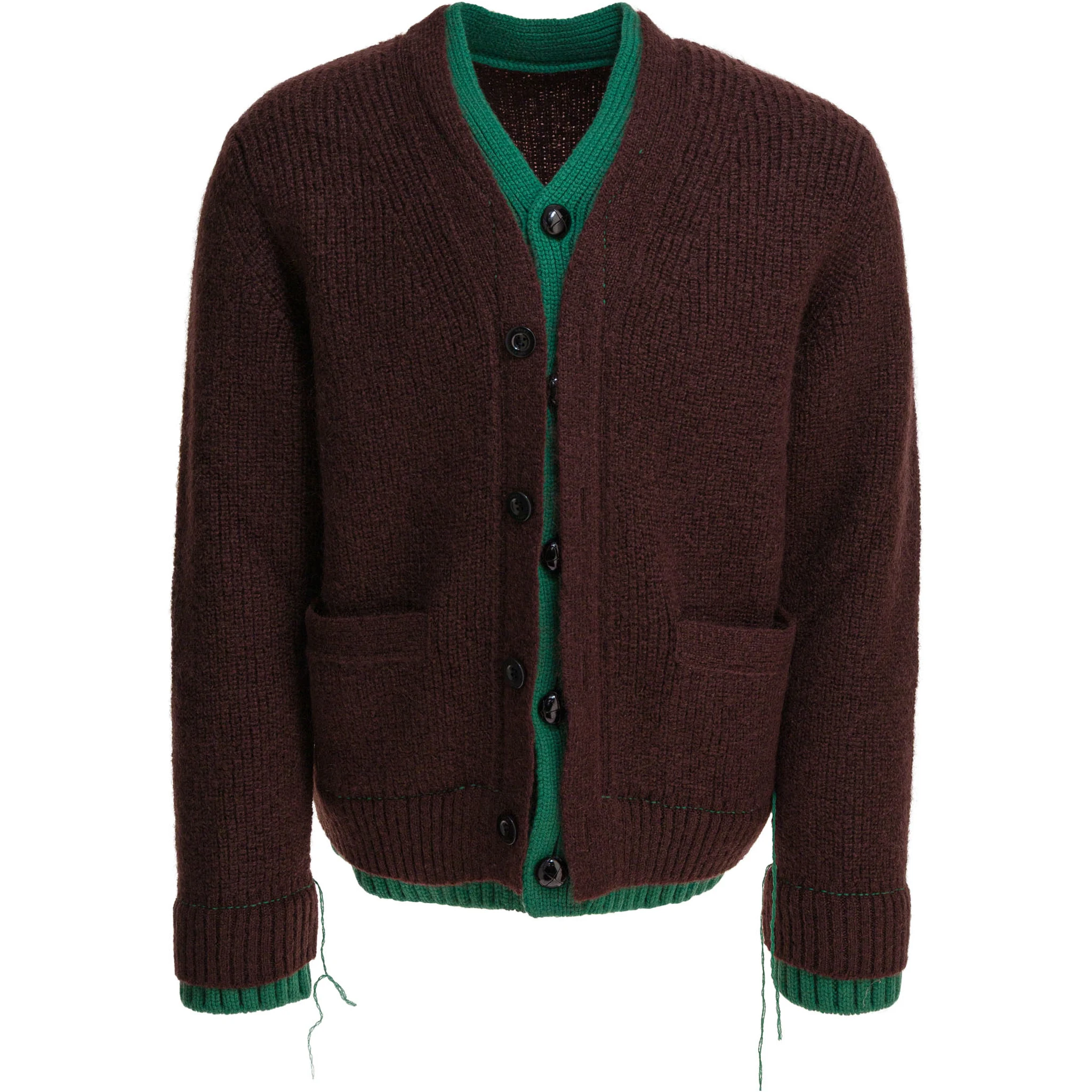 Wool blend cardigan