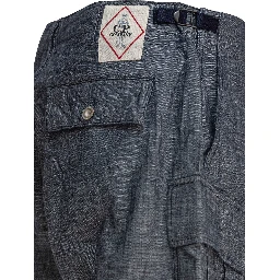 Cargo shorts in chambray
