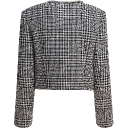 Houndstooth blazer